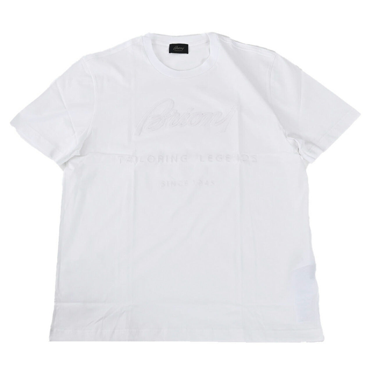ブリオーニ Brioni Tシャツ UJCH0L OA621 9000 ホワイト メンズ 【ラスト1点 Ｌサイズ】 2024年秋冬新作 2024AW ギフト プレゼント