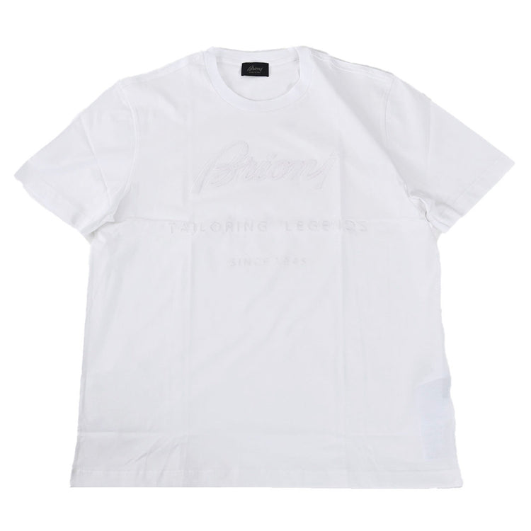 ブリオーニ Brioni Tシャツ UJCH0L OA621 9000 ホワイト メンズ 【ラスト1点 Ｌサイズ】 プレゼント ギフト