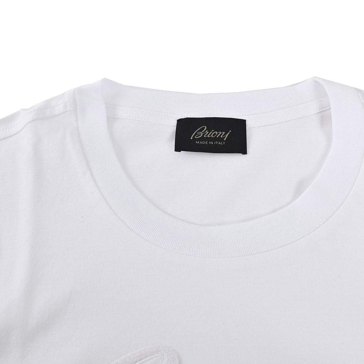 ブリオーニ Brioni Tシャツ UJCH0L OA621 9000 ホワイト メンズ 【ラスト1点 Ｌサイズ】 プレゼント ギフト