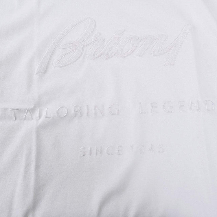 ブリオーニ Brioni Tシャツ UJCH0L OA621 9000 ホワイト メンズ 【ラスト1点 Ｌサイズ】 プレゼント ギフト