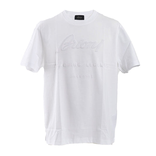 ブリオーニ Brioni Tシャツ UJCH0L OA621 9000 ホワイト メンズ 【ラスト1点 Ｌサイズ】 プレゼント ギフト 2024年秋冬新作 2024AW