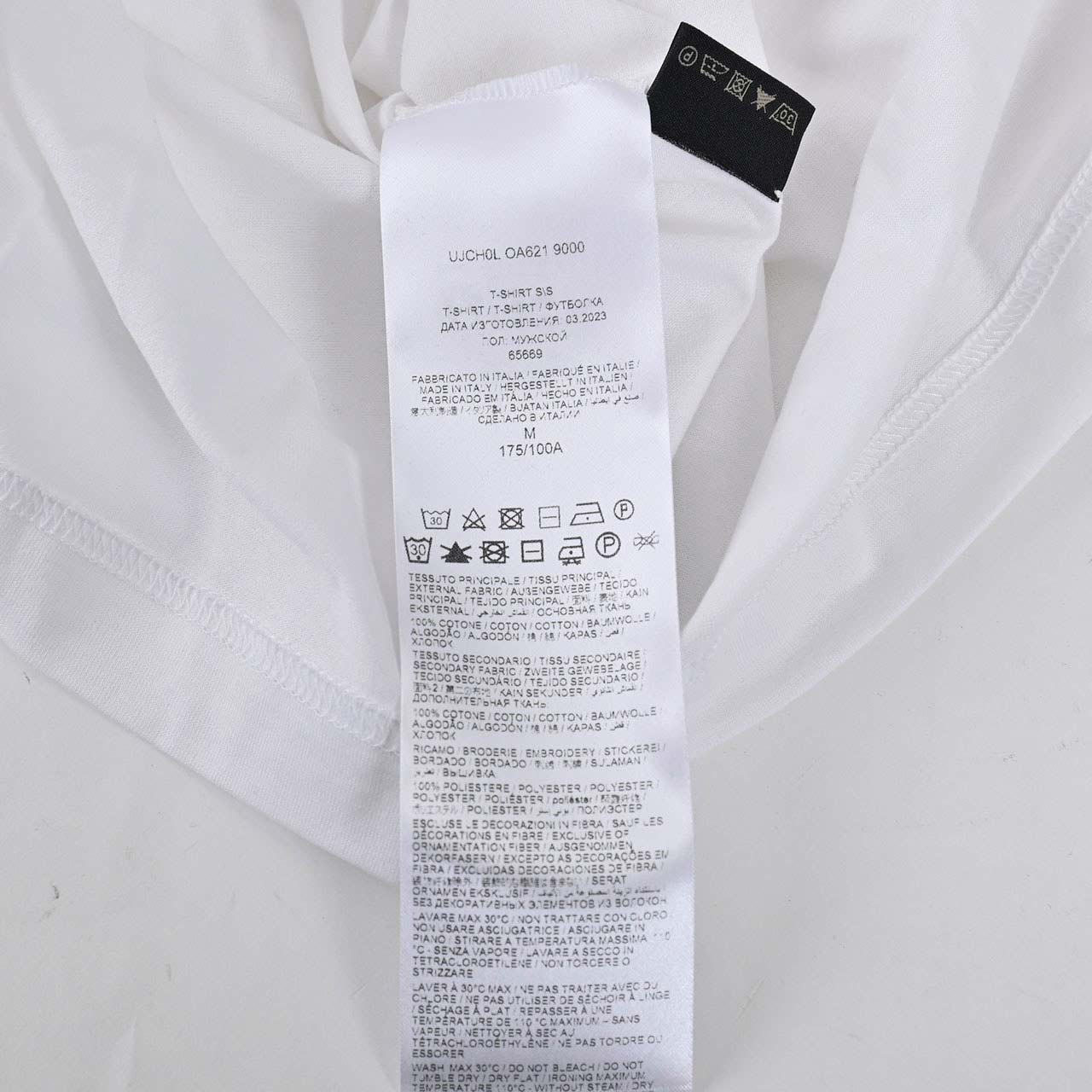 ブリオーニ Brioni Tシャツ UJCH0L OA621 9000 ホワイト メンズ 【ラスト1点 Ｌサイズ】 2024年秋冬新作 2024AW ギフト プレゼント