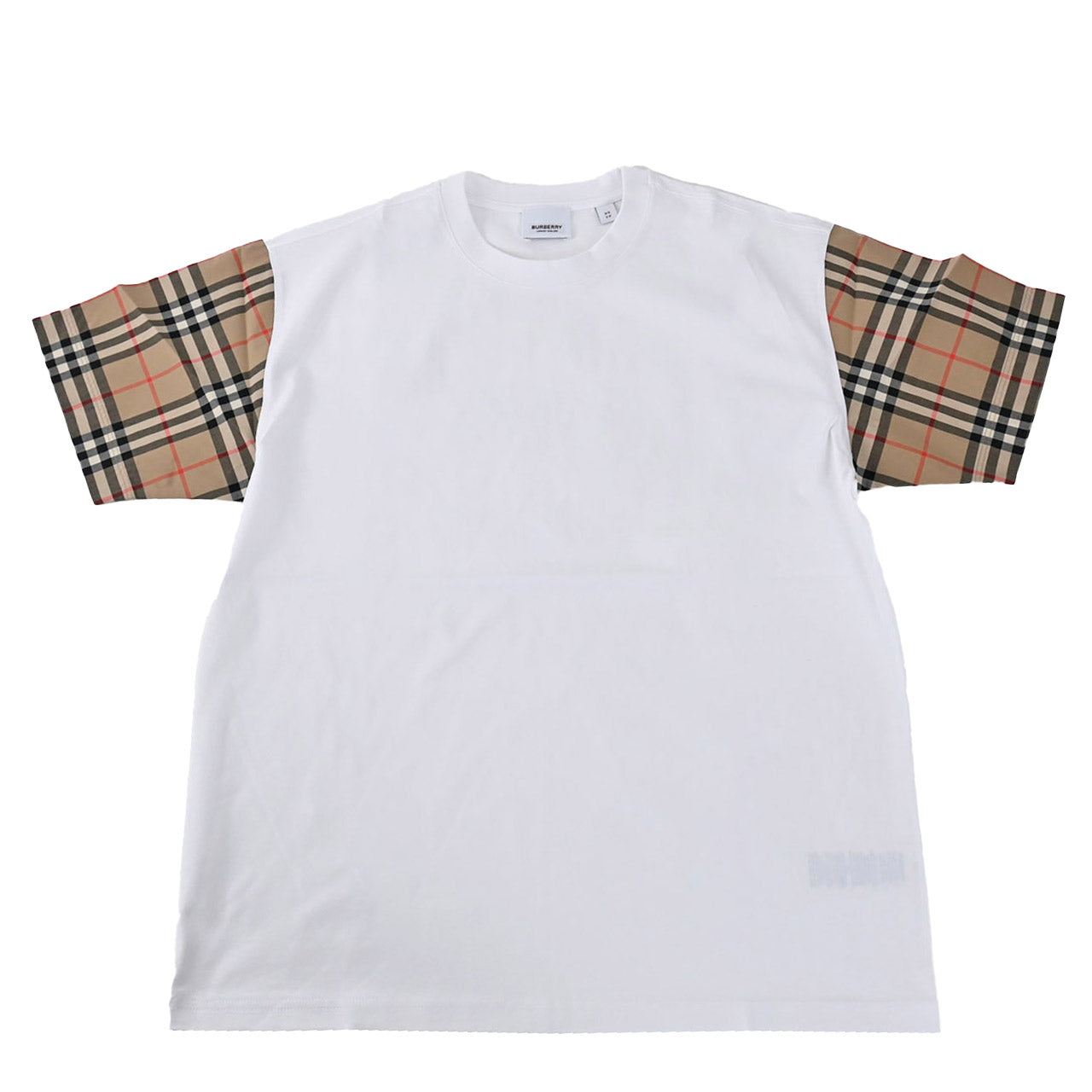 バーバリー BURBERRY Tシャツ 8042716 A1464 ホワイト レディース 【ラスト1点 Sサイズ】 ギフト プレゼント