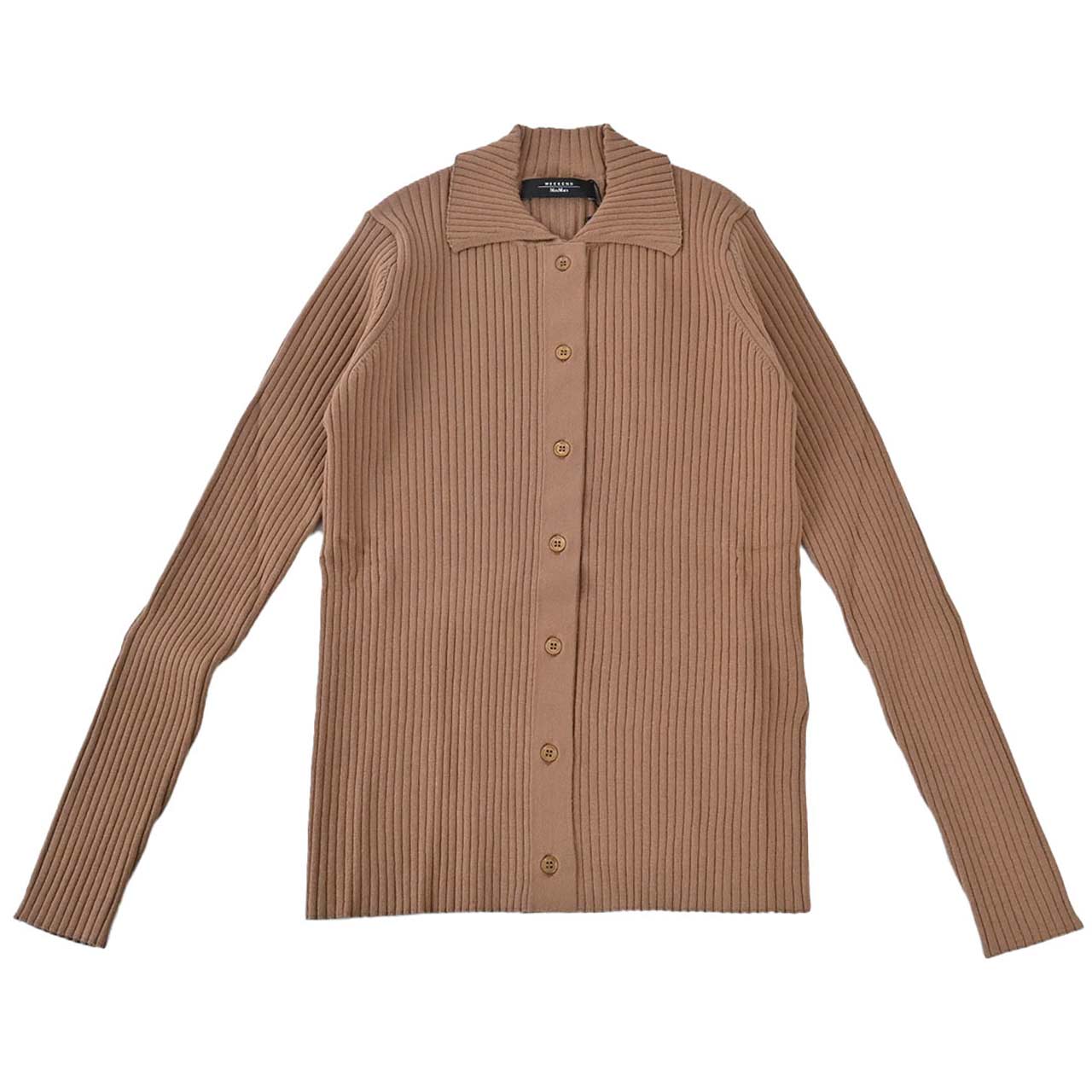 ウィークエンド マックスマーラ WEEKEND MAXMARA カーディガン PAPIRO 53410116 011 ブラウン 2024年春夏新作 2024SS レディース 【再入荷なし 在庫限り】 ギフト プレゼント 【ラスト1点 Sサイズ】