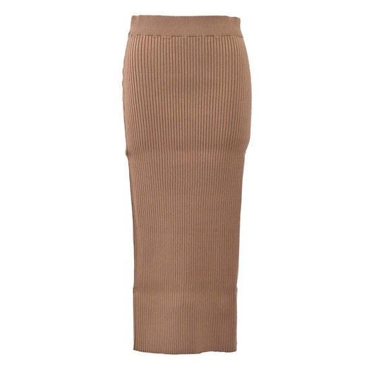 ウィークエンド マックスマーラ WEEKEND MAXMARA ニットスカート CALOTTA 53010116 011 ブラウン 2024年春夏新作 2024SS レディース 【再入荷なし 在庫限り】 ギフト プレゼント