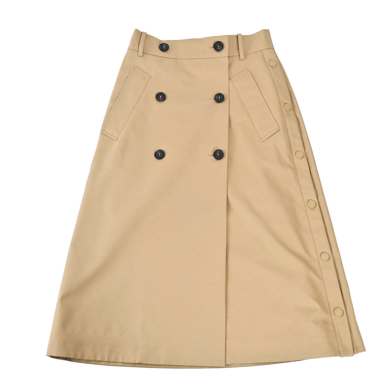 WEEKEND MAXMARA ウィークエンド マックスマーラ コットン スカート NEBBIA 51010116 009 ベージュ レディース  ギフト プレゼント 【ラスト1点 34サイズ】
