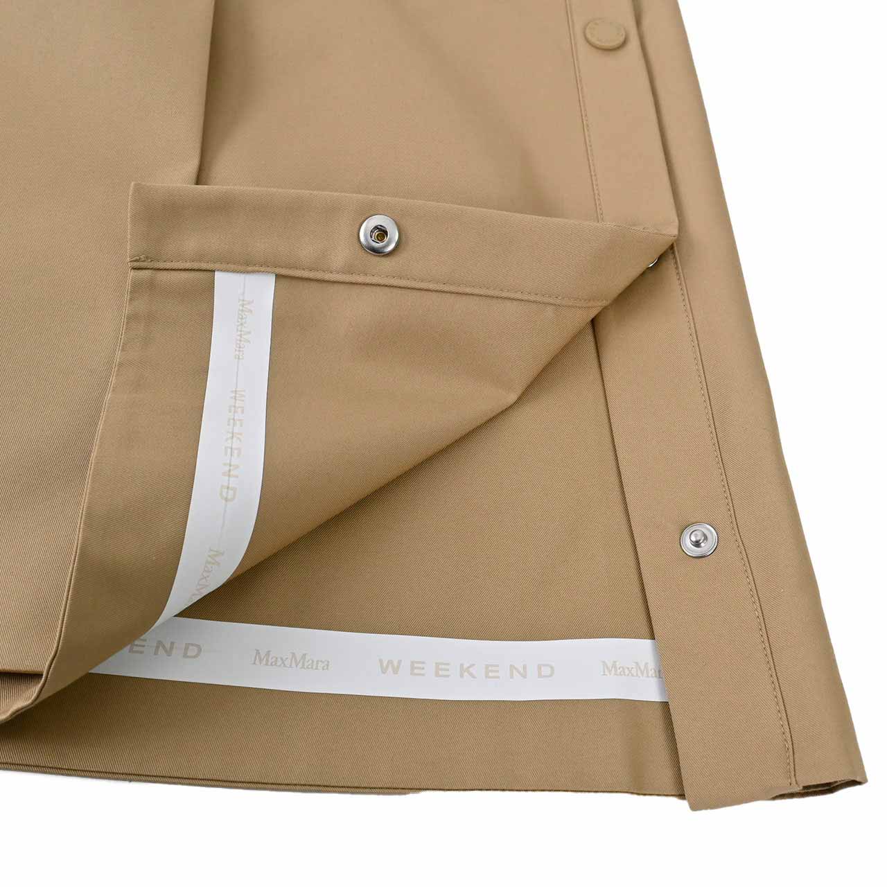 WEEKEND MAXMARA ウィークエンド マックスマーラ コットン スカート NEBBIA 51010116 009 ベージュ レディース  ギフト プレゼント 【ラスト1点 34サイズ】