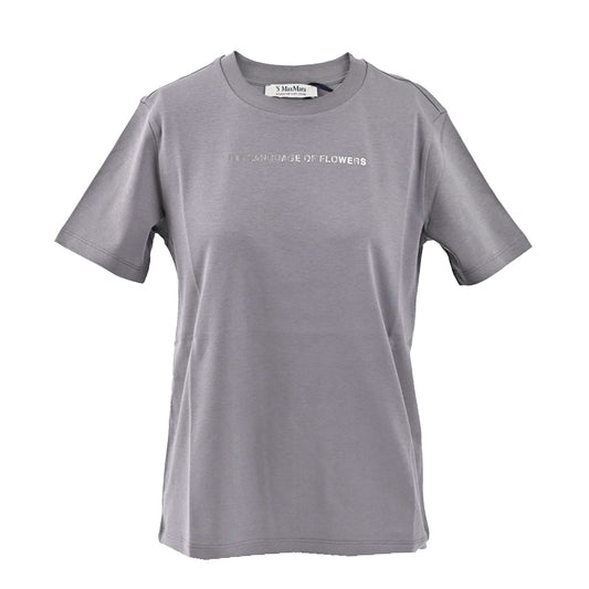 エス マックスマーラ S MAX MARA Tシャツ QUIETO 24199710116 012 グレー 2024年春夏新作 2024SS レディース 【再入荷なし 在庫限り】 ホワイトデー ギフト プレゼント