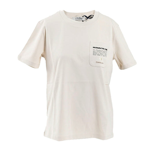 エス マックスマーラ S MAX MARA Tシャツ SAX 24199710216 016 ベージュ 2024年春夏新作 2024SS レディース 【再入荷なし 在庫限り】 ホワイトデー ギフト プレゼント