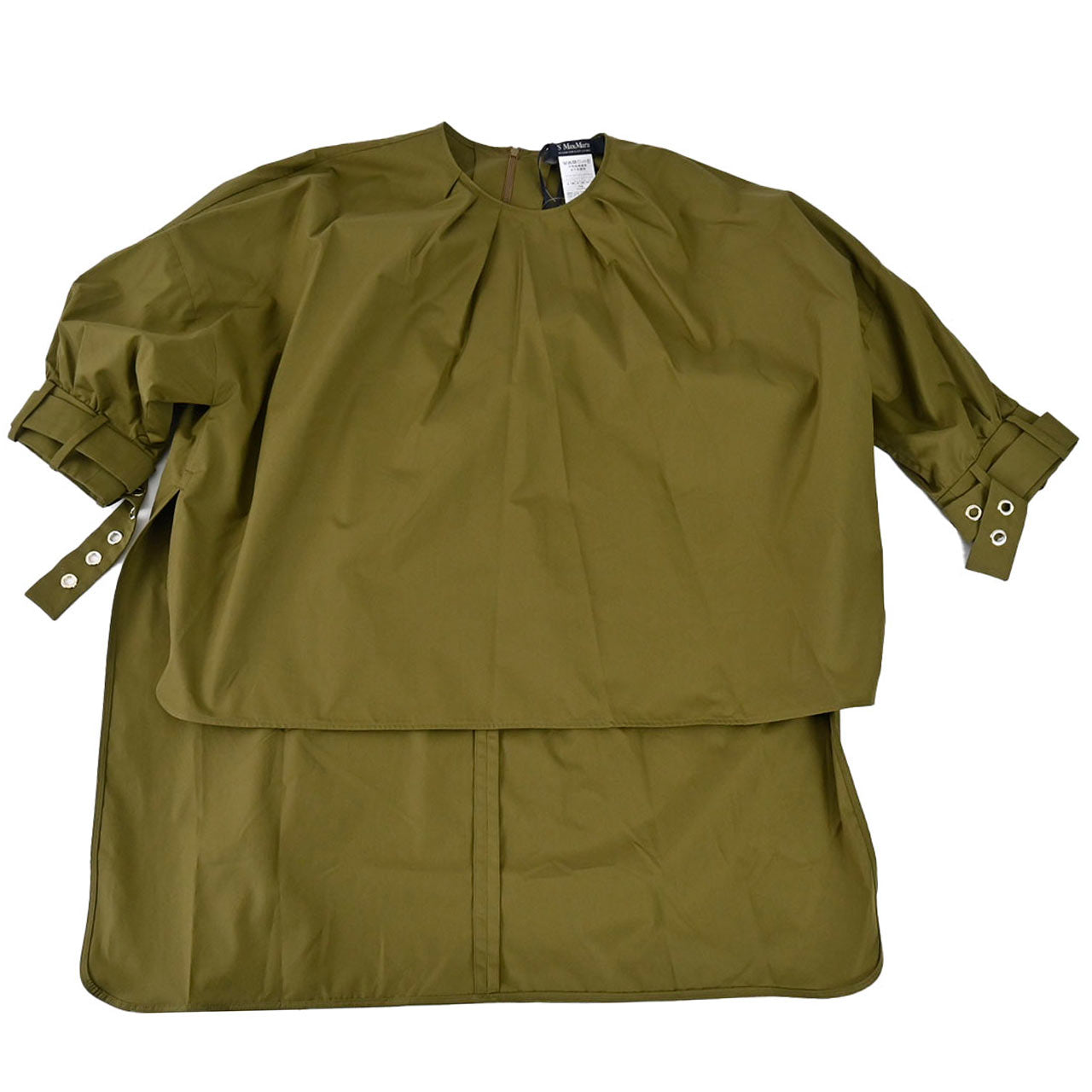 エス マックスマーラ S MAX MARA 長袖ブラウス MAYA 24191910236 010 グリーン 2024年春夏新作 2024SS レディース 【ラスト1点 36サイズ】 【再入荷なし 在庫限り】 ギフト プレゼント