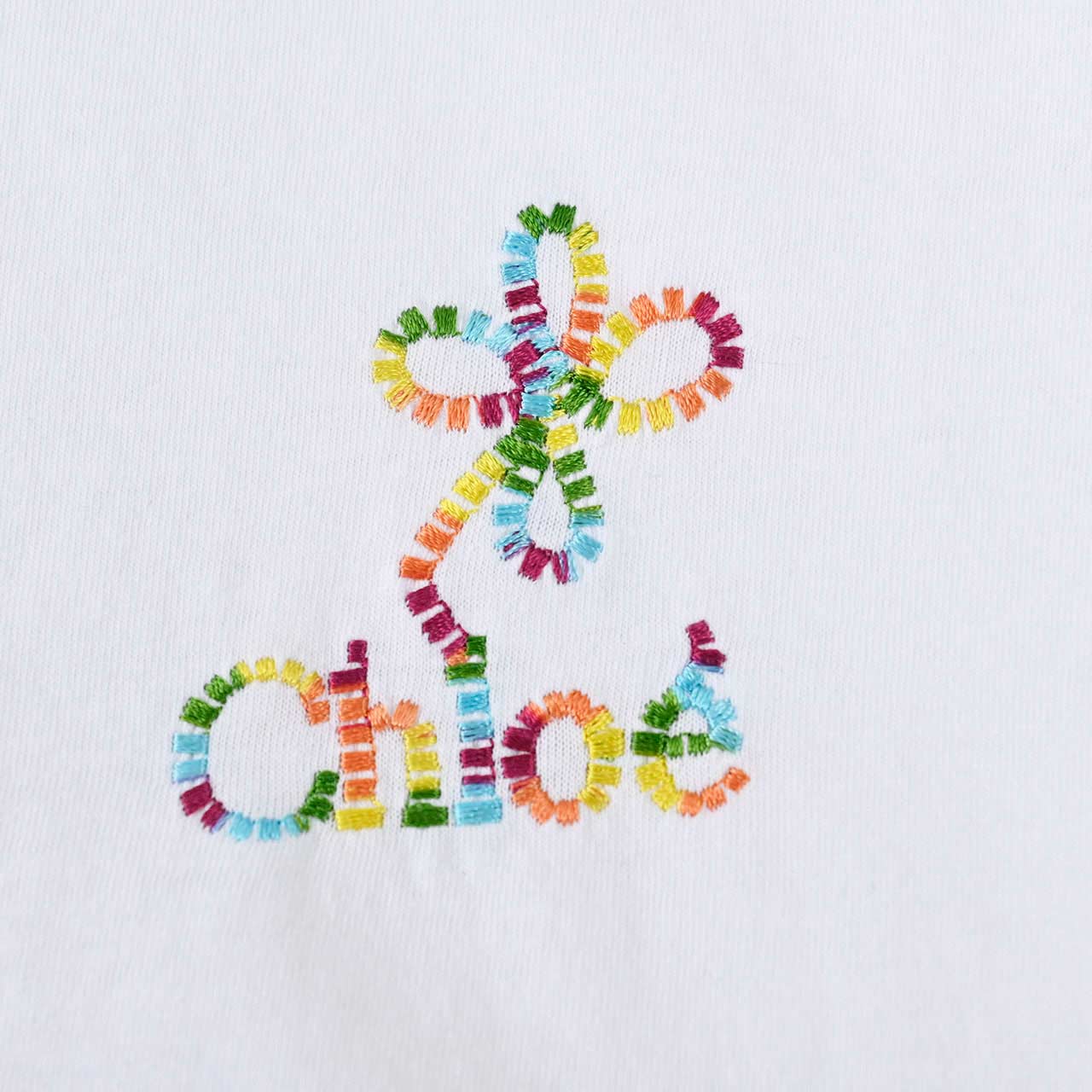 クロエ CHLOE Tシャツ C24UJH01184 101 ホワイト 2024年春夏新作 2024SS レディース 【ラスト1点 Sサイズ】 ギフト プレゼント