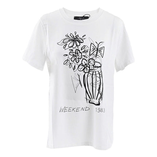 ウィークエンド マックスマーラ WEEKEND MAXMARA Tシャツ NERVI 59710516 004 ホワイト 2024年春夏新作 2024SS レディース 【再入荷なし 在庫限り】 ギフト プレゼント