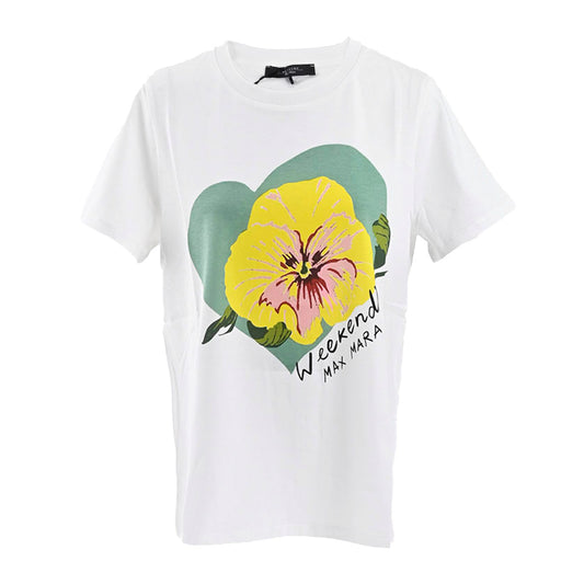 ウィークエンド マックスマーラ WEEKEND MAXMARA Tシャツ YEN 59710526 010 ホワイト 2024年春夏新作 2024SS レディース 【再入荷なし 在庫限り】 ホワイトデー ギフト プレゼント