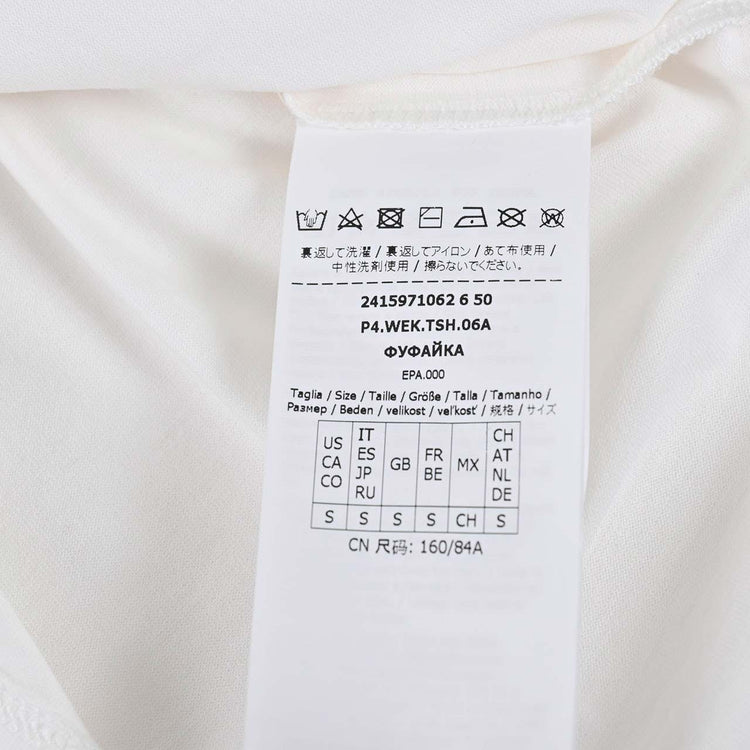 ウィークエンド マックスマーラ WEEKEND MAXMARA Tシャツ BASSANO 59710626 002 ホワイト 2024年春夏新作 2024SS レディース