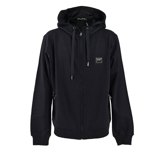 Dolce &amp; Gabbana DOLCE&amp;GABBANA Zip-up Hoodie G9ABIT G7F2GN0000 Black 2024SS Men's