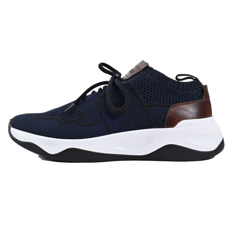 BERLUTI Sneakers S4918 KNIT + VN NAVY S4918 001 B72 Navy 2024SS Men's 