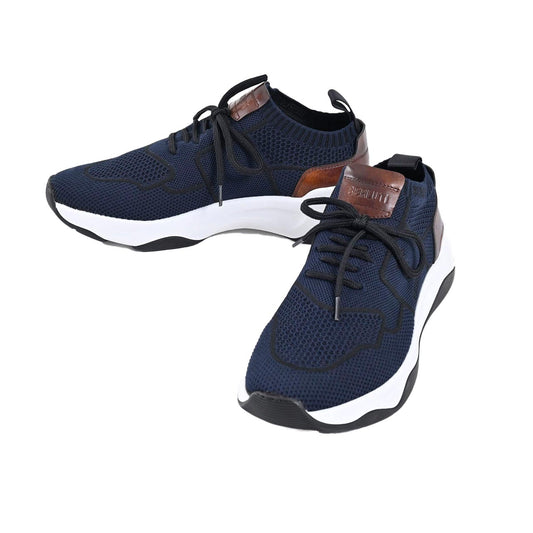 BERLUTI Sneakers S4918 KNIT + VN NAVY S4918 001 B72 Navy 2024SS Men's 