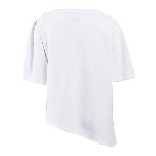 ロエベ LOEWE Tシャツ ASYMMETRIC T-SHIRT S540Y22X54 2100 ホワイト 2024SS レディース
