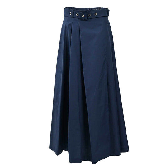 エス マックスマーラ S MAX MARA ロングスカート GILDA 24191010236 042 ネイビー 2024年春夏新作 2024SS レディース 【ラスト1点 40サイズ】 【再入荷なし 在庫限り】 ギフト プレゼント