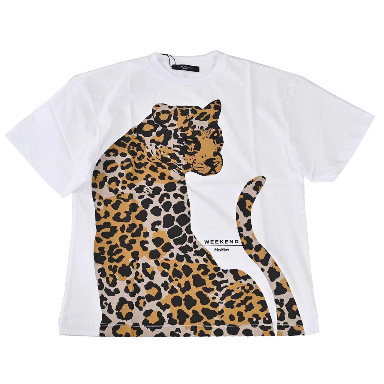 WEEKEND MAXMARA ウィークエンド マックスマーラ コットン Tシャツ VITERBO 59710326 005 ホワイト レディース  ギフト プレゼント  【ラスト1点 Sサイズ】