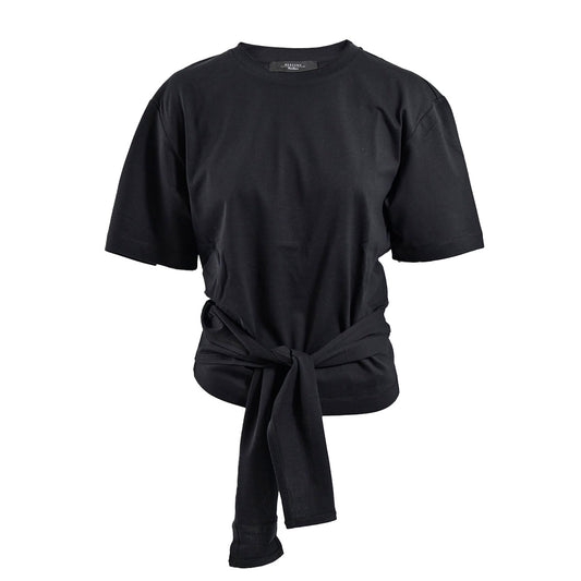 ウィークエンド マックスマーラ WEEKEND MAXMARA Tシャツ VELLO 59410526 007 ブラック 2024SS レディース 【再入荷なし 在庫限り】  ギフト プレゼント 【ラスト1点 XSサイズ】