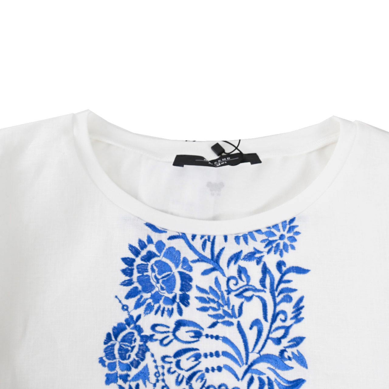 WEEKEND MAXMARA ウィークエンド マックスマーラ コットン Tシャツ MAGNO 59410726 001 ブルー レディース  ギフト プレゼント