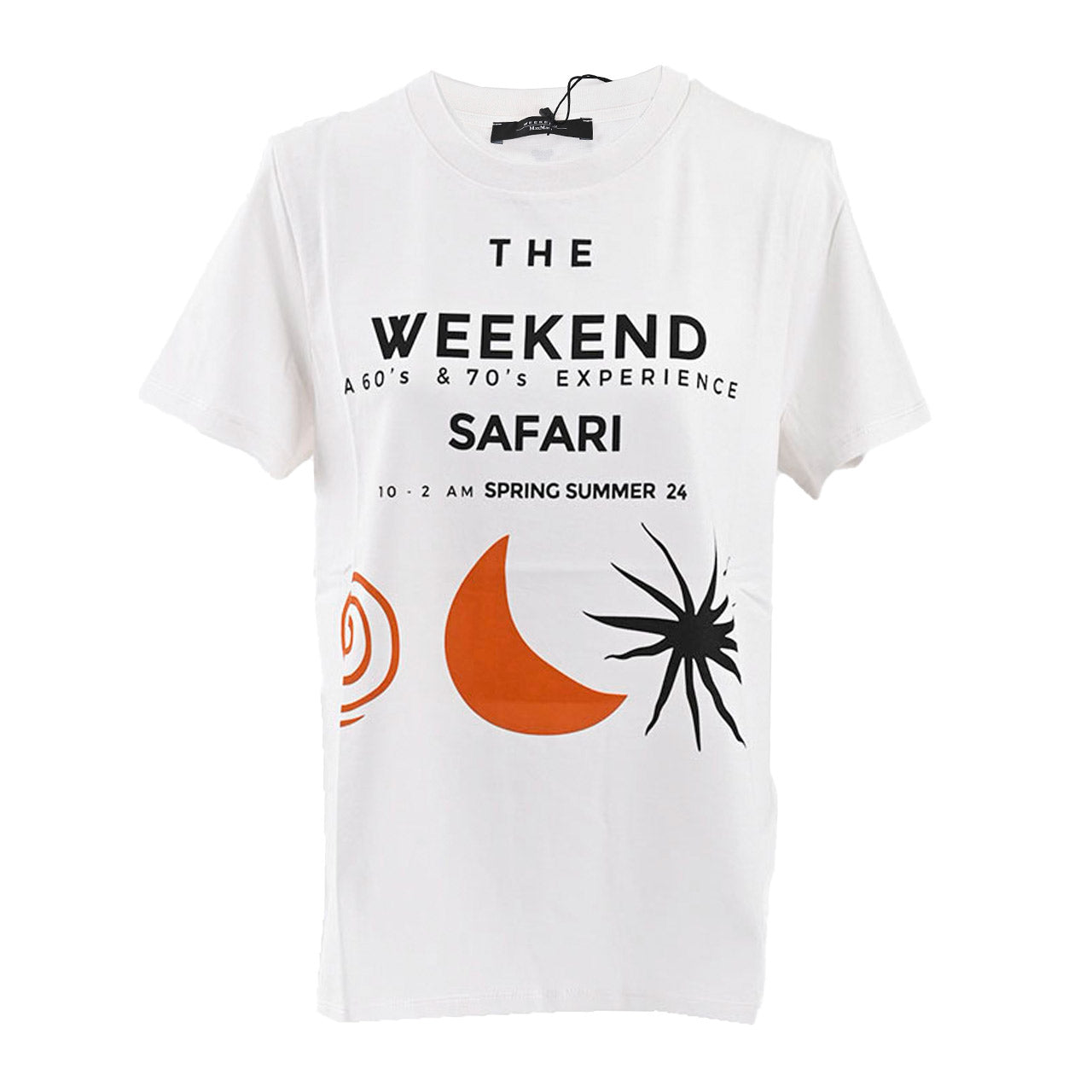 WEEKEND MAXMARA ウィークエンド マックスマーラ コットン Tシャツ YEN 59710526 003 ホワイト レディース 在庫処分  ギフト プレゼント