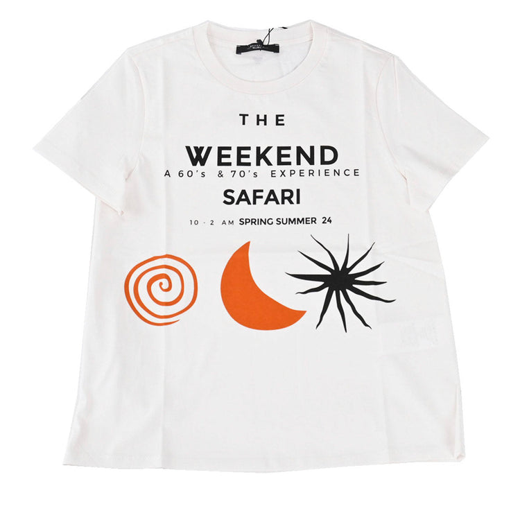 ウィークエンド マックスマーラ WEEKEND MAXMARA Tシャツ YEN 59710526 003 ホワイト 2024年春夏新作 2024SS レディース