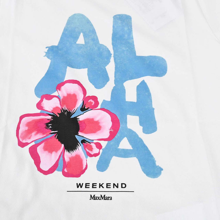 ウィークエンド マックスマーラ WEEKEND MAXMARA Tシャツ YEN 59710526 004 ホワイト 2024年春夏新作 2024SS レディース