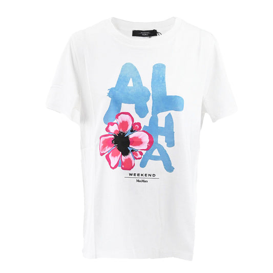 ウィークエンド マックスマーラ WEEKEND MAXMARA Tシャツ YEN 59710526 004 ホワイト 2024SS レディース 【再入荷なし 在庫限り】 ギフト プレゼント