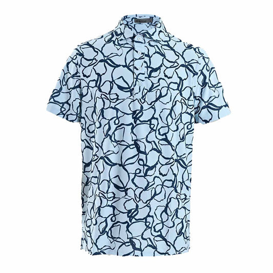 ジーフォア G FORE ポロシャツ GMP000024 DBRK ブルー 2024年春夏新作 2024SS メンズ ゴルフ 【特典対象商品】  ギフト プレゼント