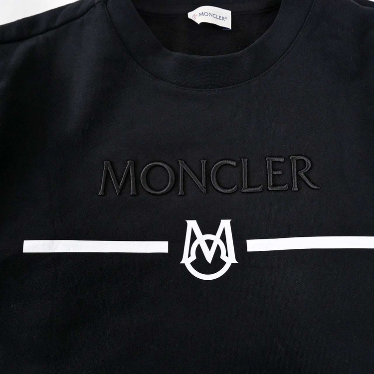 モンクレール MONCLER トレーナー 8G000 04 899WC 999 ブラック 2024年春夏新作 2024SS メンズ プレゼント ギフト