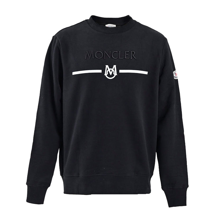 モンクレール MONCLER トレーナー 8G000 04 899WC 999 ブラック 2024年春夏新作 2024SS メンズ プレゼント ギフト