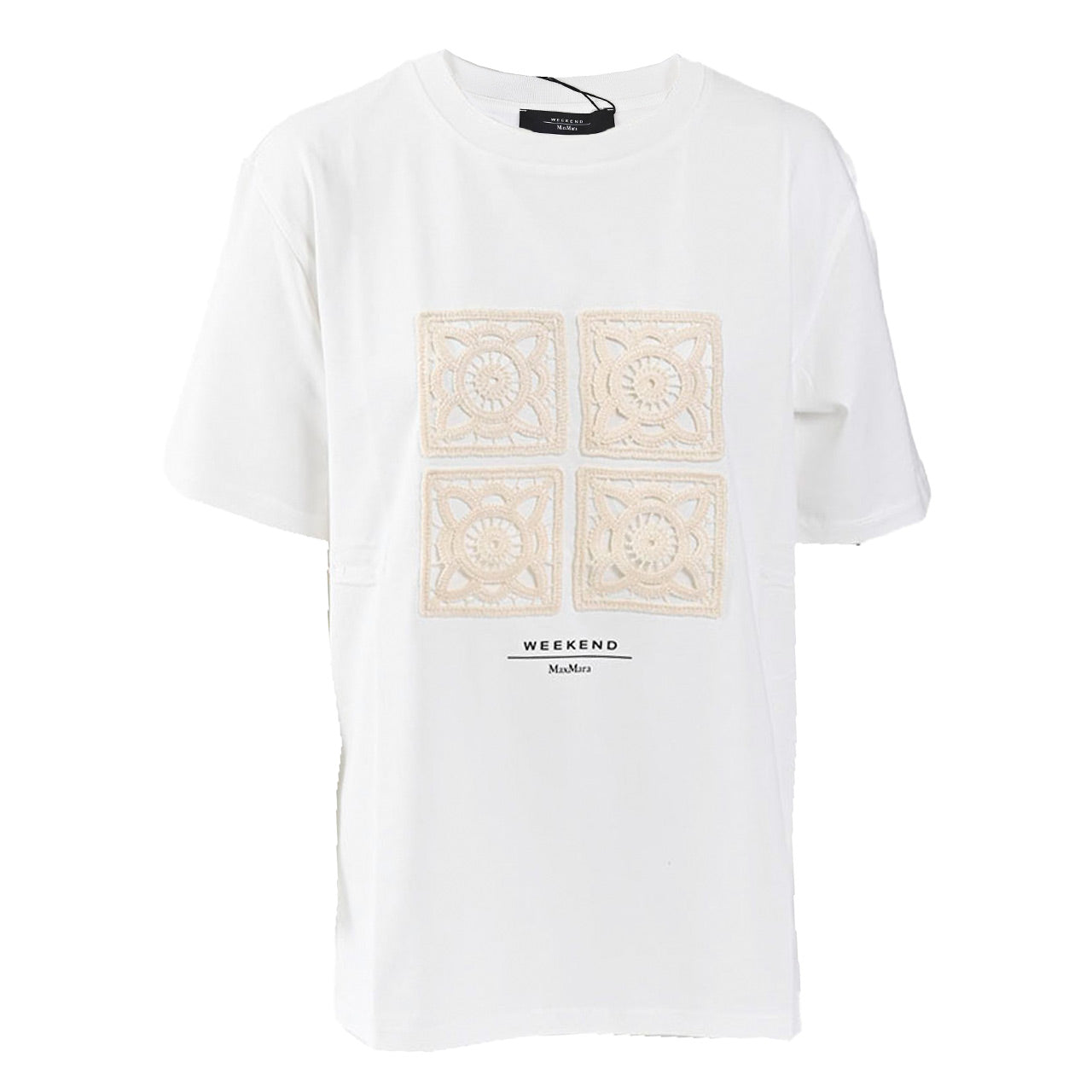 WEEKEND MAXMARA ウィークエンド マックスマーラ コットン Tシャツ BARBANO 5976041600 001 ホワイト レディース  ギフト プレゼント
