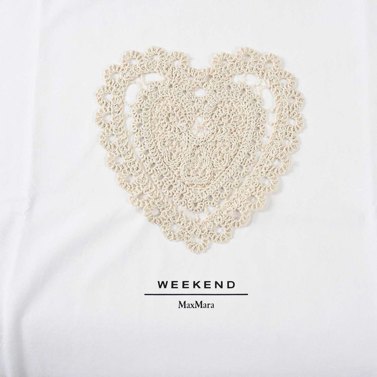 ウィークエンド マックスマーラ WEEKEND MAXMARA Tシャツ BARBANO 59760416 002 ホワイト レディース 2024年秋冬新作 2024AW