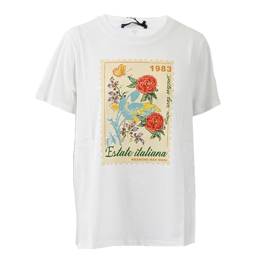 ウィークエンド マックスマーラ WEEKEND MAXMARA Tシャツ ZIRLO 59760316 001 ホワイト 2024年秋冬 レディース