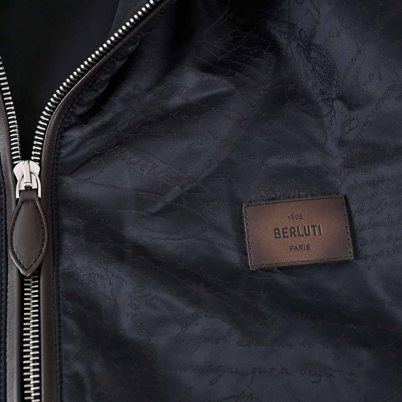 ベルルッティ BERLUTI ブルゾン PAGV U01 OUTERW R27OBL162 002 900 ブラック メンズ 【ラスト1点 50サイズ】