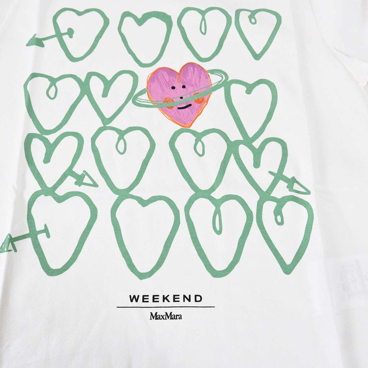 ウィークエンド マックスマーラ WEEKEND MAXMARA Tシャツ ZIRLO 59760316 002 ホワイト レディース 2024年秋冬新作 2024AW