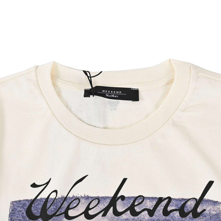 ウィークエンド マックスマーラ WEEKEND MAXMARA Tシャツ ZIRLO 59760316 004 クリーム レディース 2024年秋冬新作 2024AW