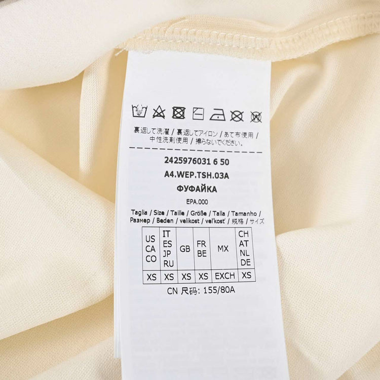 ウィークエンド マックスマーラ WEEKEND MAXMARA Tシャツ ZIRLO 59760316 004 クリーム レディース 2024年秋冬新作 2024AW