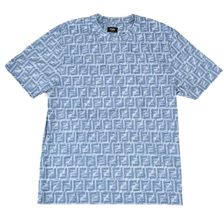 フェンディ FENDI Tシャツ AR79 FY0936 F0GCT ブルー 2024AW メンズ