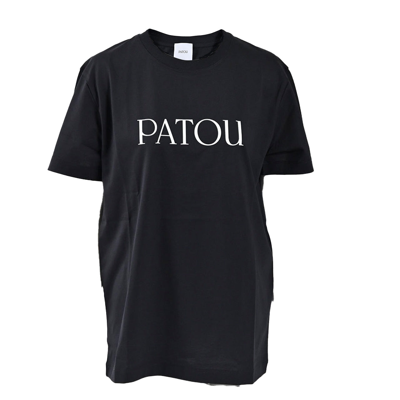 パトゥ PATOU Tシャツ JE0299999 999B ブラック 2024SS レディース【ラスト1点 Ｌサイズ】 ギフト プレゼント
