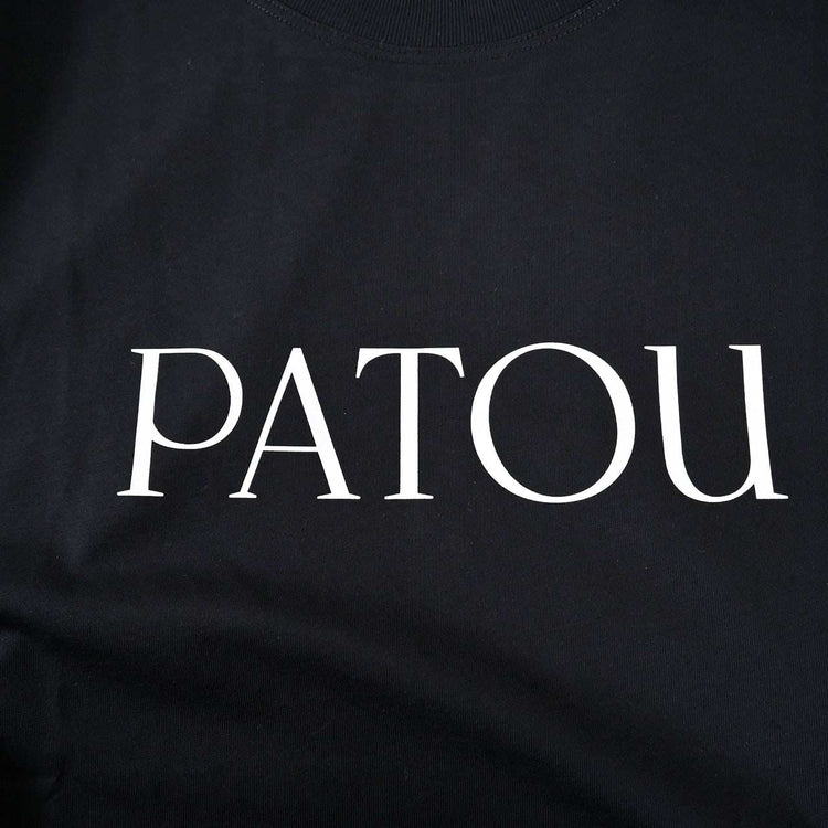 パトゥ PATOU Tシャツ JE0299999 999B ブラック 2024SS レディース