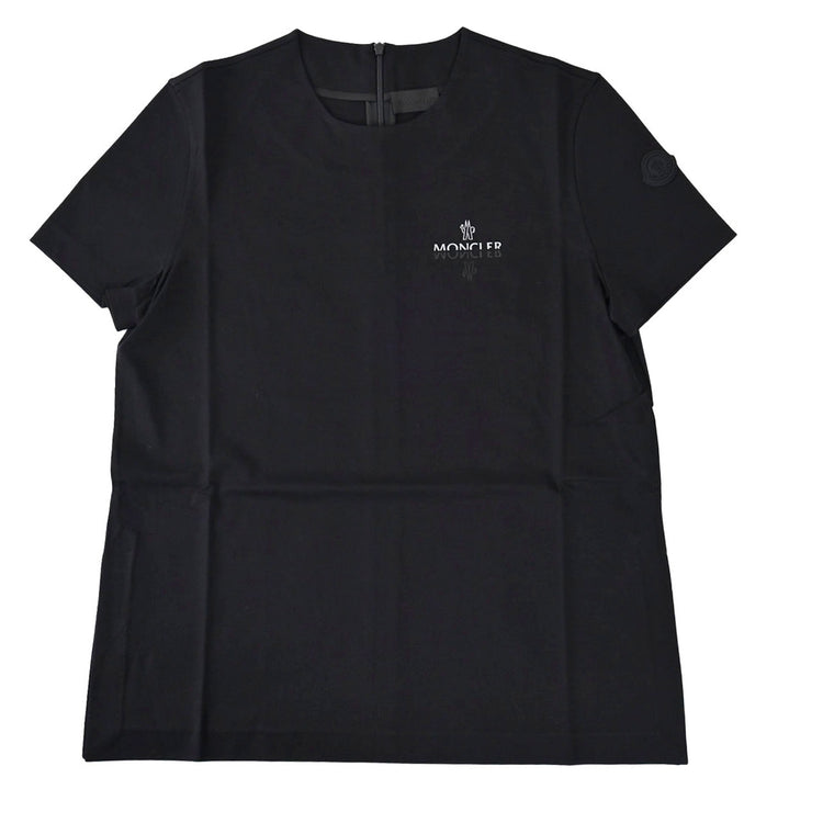 モンクレール MONCLER Tシャツ 8C　00001　89AE8 999 ブラック  レディース