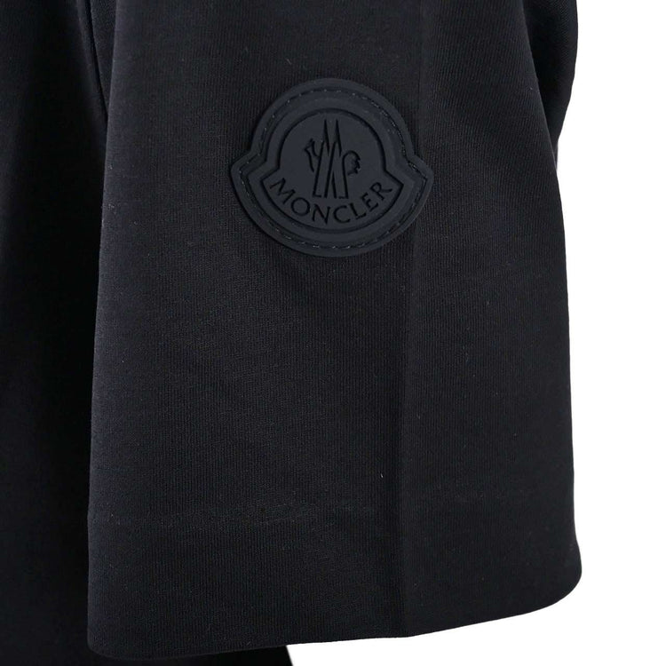 モンクレール MONCLER Tシャツ 8C　00001　89AE8 999 ブラック  レディース