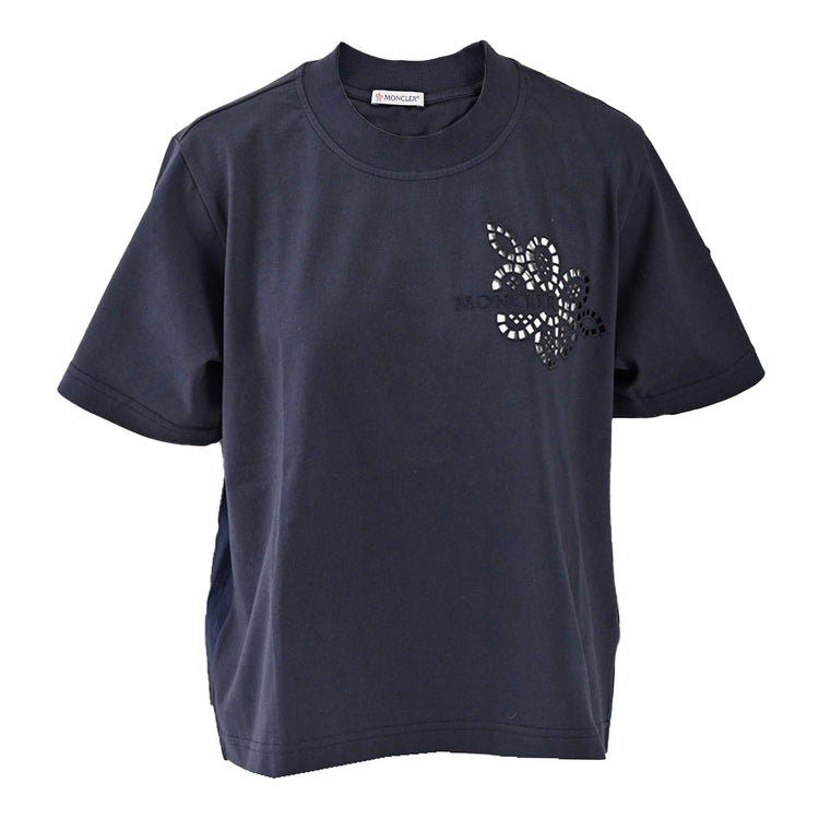 モンクレール MONCLER Tシャツ 8C　00028　829HP 778 ネイビー 2023SS レディース