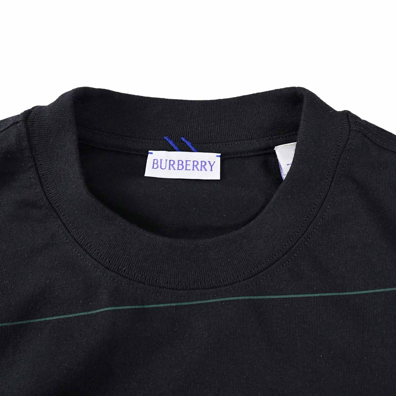 バーバリー BURBERRY Tシャツ 8083613 ブラック 2024SS メンズ ギフト プレゼント