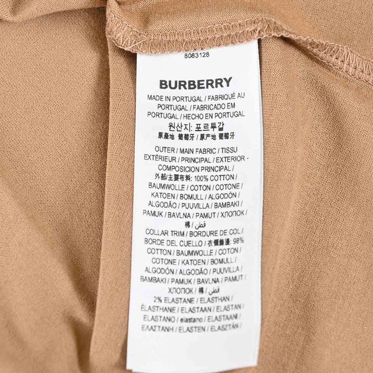 バーバリー BURBERRY Tシャツ 8083128 ベージュ 2024SS メンズ