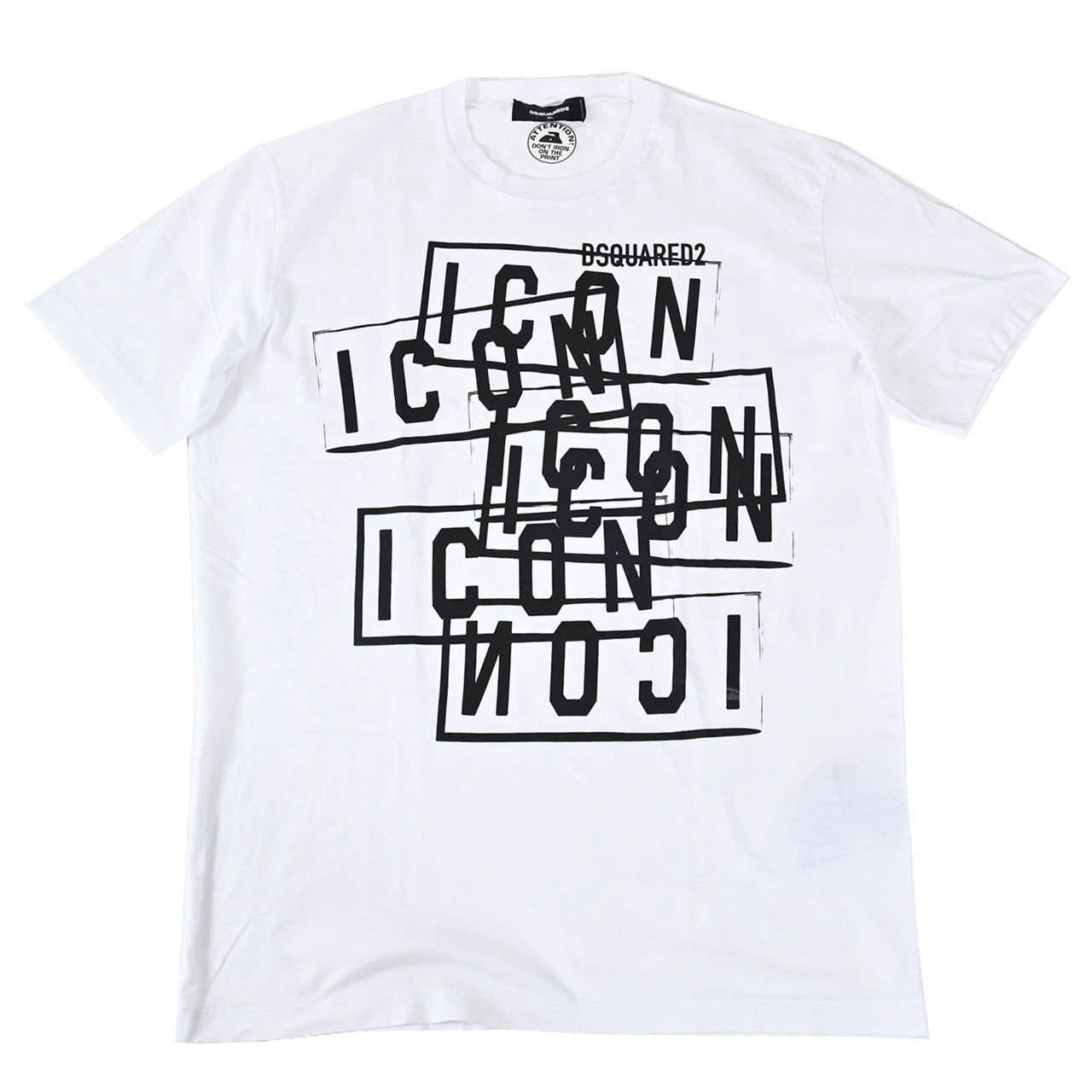 ディースクエアード DSQUARED2 Tシャツ S79GC0087 S23009 100 ホワイト メンズ 【ラスト1点 XLサイズ】 2024年秋冬新作 2024AW ギフト プレゼント