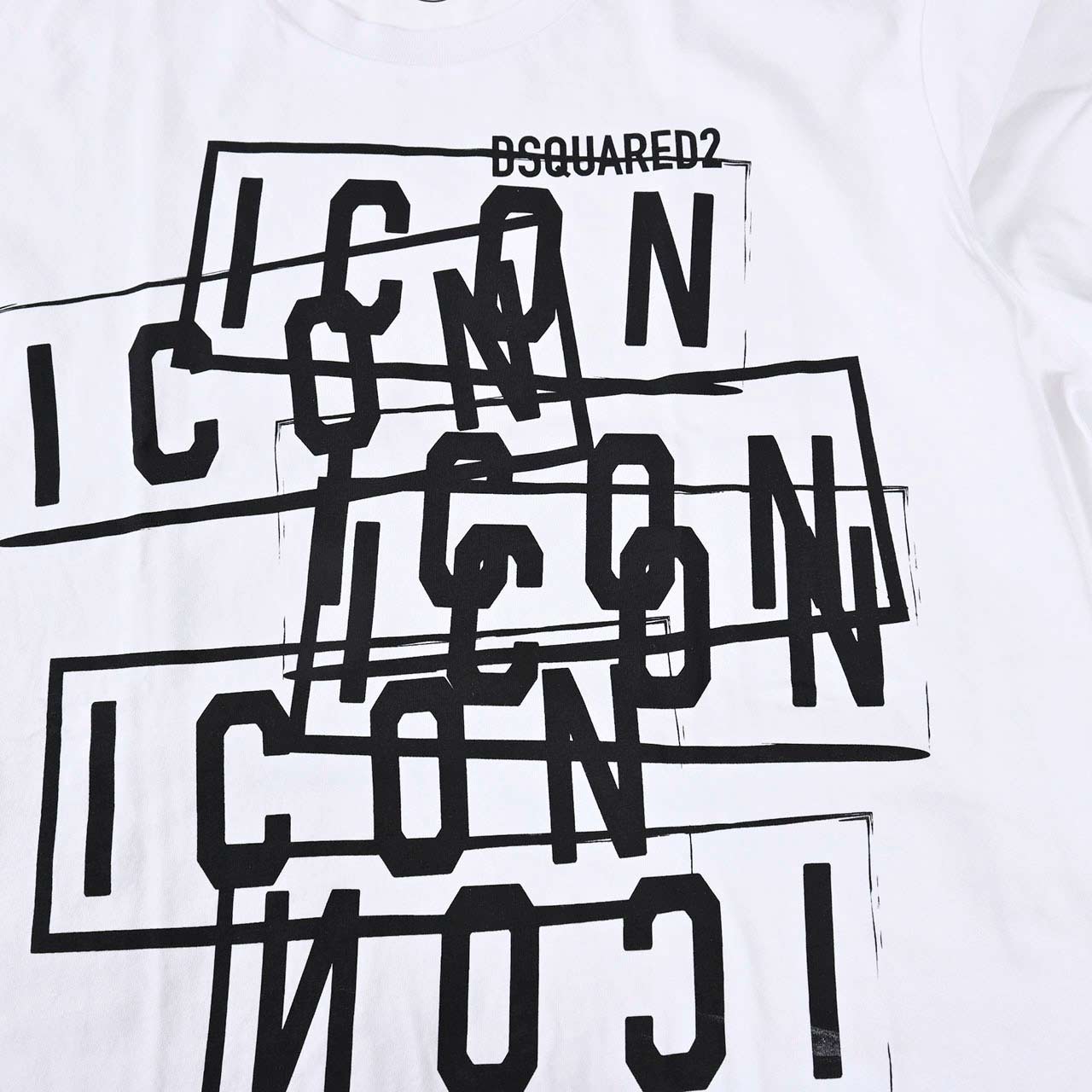 ディースクエアード DSQUARED2 Tシャツ S79GC0087 S23009 100 ホワイト メンズ 【ラスト1点 XLサイズ】 2024年秋冬新作 2024AW ギフト プレゼント